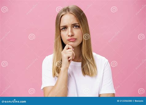 Girl Facing Problem Thinking Being Hesitant While Making Decision