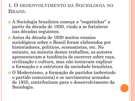 Ppt Texto A Hist Ria Da Forma O Do Pensamento Sociol Gico