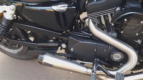 Harley Davidson Sportster 1200 With Tbr Exhaust Sound Youtube