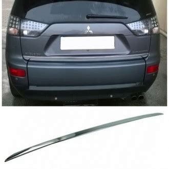 MITSUBISHI OUTLANDER II CHROME Rear Strip Trunk Tuning Lid 3M Boot