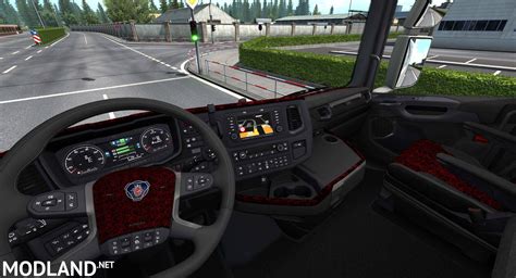 Scania Next Gen Danish Red Plush Interior Ets 2