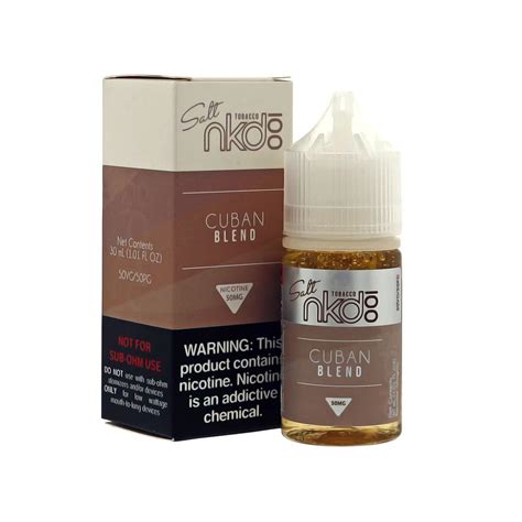 Naked Juice Nic Salt Cuban Blend Ml Tabacaria