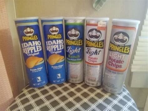 Vintage Lot Of 5 Pringles Potato Chip Cans....RARE!!!! | #4661163654