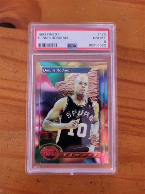 Finest Dennis Rodman Psa Nm Mt Hof Bulls Spurs Pistons