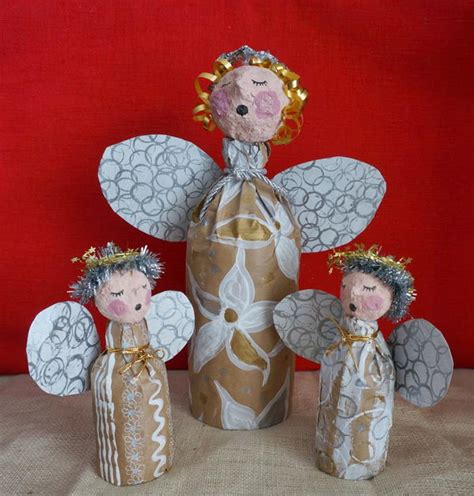 Bottled Up DIY Angel Decorations | AllFreeChristmasCrafts.com