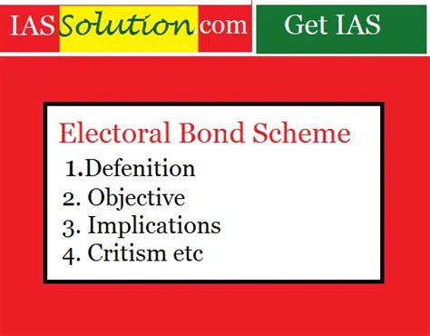 Everything You Want To Know About Electoral Bonds Scheme Ebs Ias