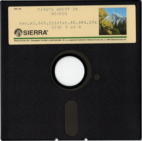 King S Quest Iv The Perils Of Rosella Cover Or Packaging Material