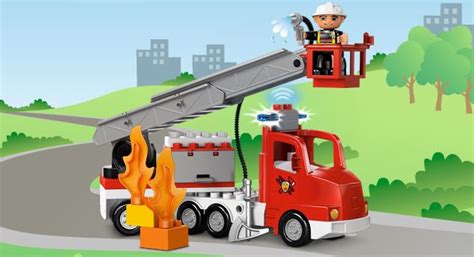 Oh my...a Lego fire truck!!!! #LegoDuploParty Lego Duplo Sets, Lego ...