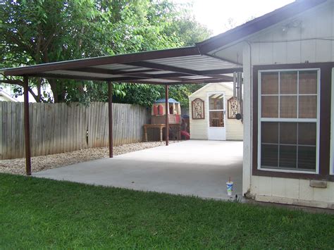 Attached Lean To Patio Cover North West San Antonio - Carport Patio Covers Awnings San Antonio ...