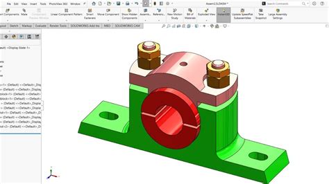 Plummer Block Part Drawing And Assembly In The Solidworks Youtube