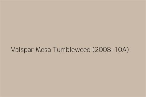 Valspar Mesa Tumbleweed A Color Hex Code