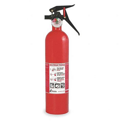 Fire Extinguisher, Dry Chemical, Monoammonium Phosphate, 2 1/2 lb, 1A ...