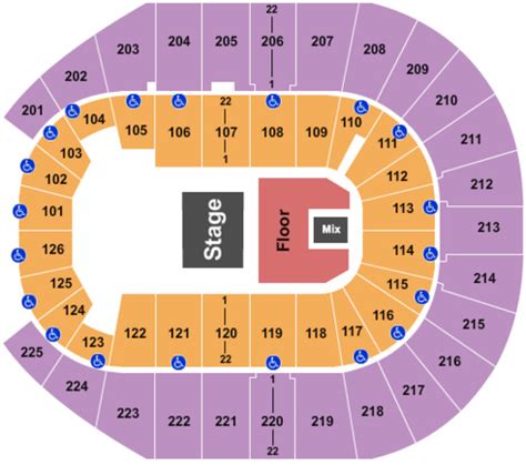 Simmons Bank Arena Tickets In North Little Rock Arkansas Simmons Bank Arena Seating Charts