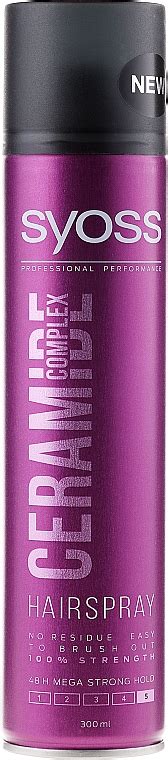 Syoss Ceramide Complex Maximum Strong Hold Hair Spray Ceramide