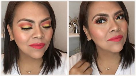 Maquillaje Colorido De Primavera Para Morenitas Con Remember Youtube