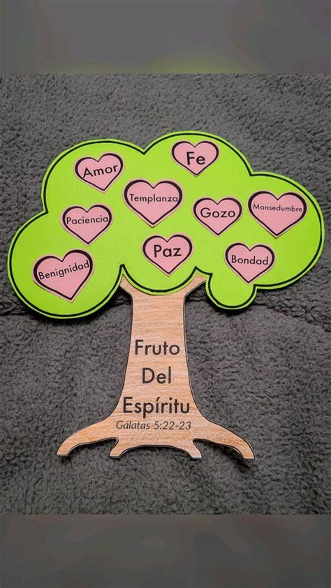 Fruto del Espíritu Manualidad para niños 𝙀𝙨 Manualidades de