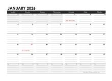 Free Excel Calendar Templates Calendarlabs