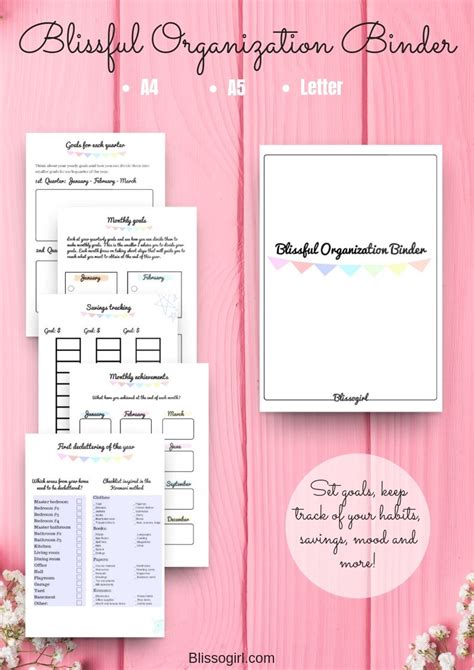 This Blissful Organization Binder is perfect for you if you need to get ...