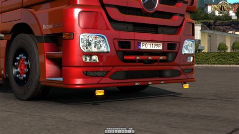 Kelsa Lightbars For Mb Actros Mp3 And Mp4 V10 131 132 Ets2 Mods