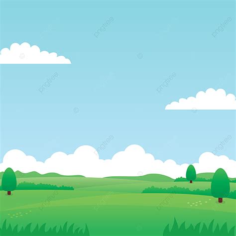 Sky Grass Background Vector