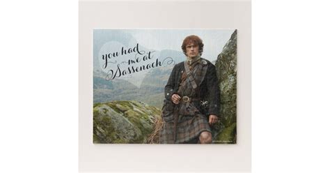 Outlander Valentines Day Sassenach Jigsaw Puzzle