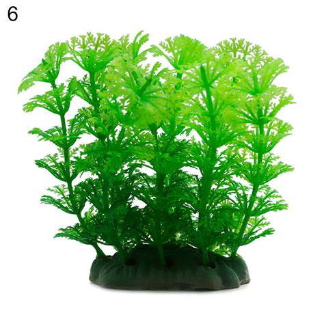 Hevirgo Artificial Water Grass High Imitation Aquarium Accessories Anti Fade Aquatics Plants