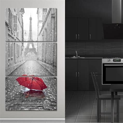 The Red Umbrella Canvas Set Wall Art | Etsy wall art, Canvas set, Large wall art