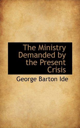 『the Ministry Demanded By The Present Crisis』｜感想・レビュー 読書メーター