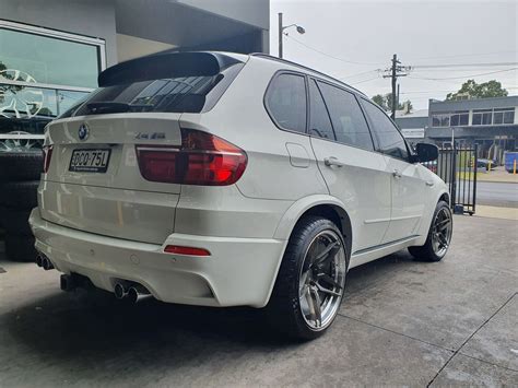 Bmw X5m E70 White Bc Forged Hca161s Wheel Front