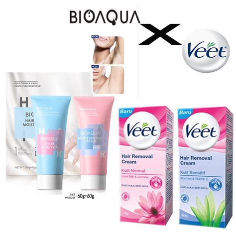 Jual Bioaqua Hair Removal Gram I Spatula Veet Penghilang Bulu