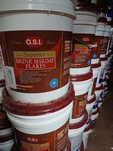 Aquatic Osi Red Jungle Superior Artemia Flakes Packaging Type Bucket