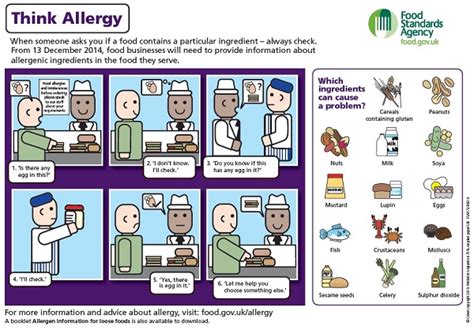 Allergen Information Rules And Assistance Mkg Foods