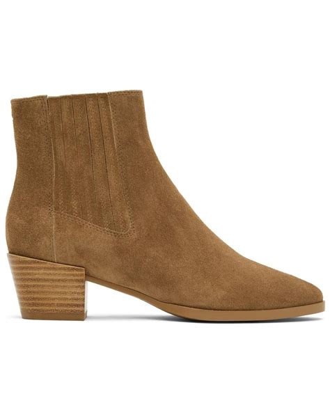 Rag Bone Suede Ragbone Rover Ankle Boots In Camel Natural Lyst