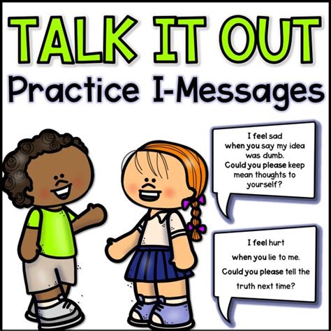 Talk It Out I Message Practice Statement Cards Shop The Responsive