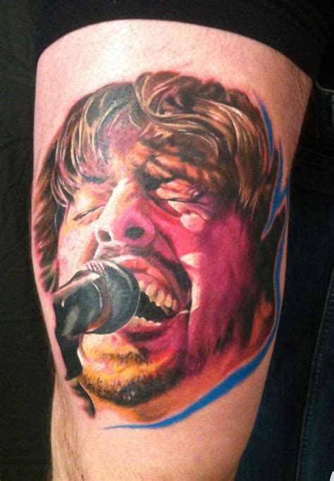 Pin By Mesa Newton On Tattoos Dave Grohl Tattoo Portrait Tattoo Tattoos