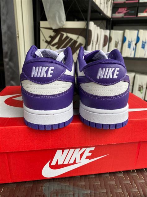 Us Nike Dunk Low Court Purple Men S Fashion Footwear