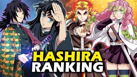 Demon Slayer 9 Hashira Ranking Weakest To Strongest Demon Slayer