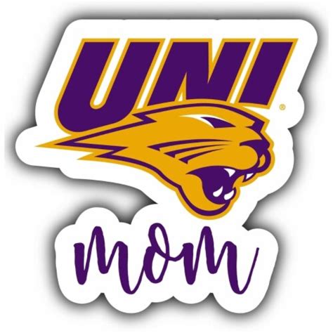 Northern Iowa Panthers 4 Inch Proud Mom Ncaa Durable School Spirit Vinyl Decal Perfect  1