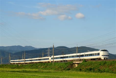 鉄道定番紀行 湖西線の夕刻の水田風景を行く683系特急「サンダーバード号」他（近江中庄～近江今津）