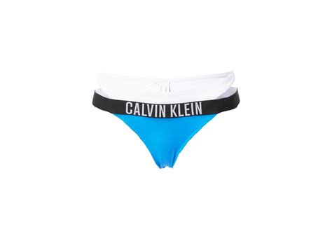 Calvin Klein Swimwear Bikini Donji Dio Intense Power Plava Crna