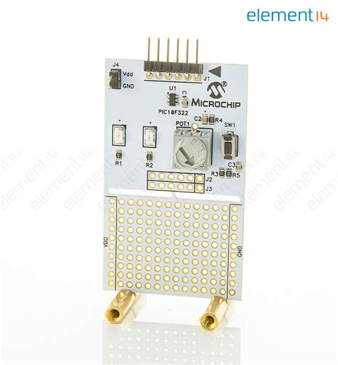 AC103011 Microchip Development Kit PIC10F32X MCU Configurable