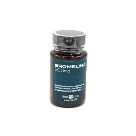 Bios Line Principium Bromelina 30 Compresse Integratore Alimentare