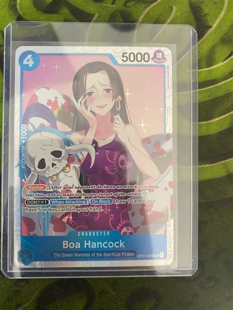 One Piece Card Game English Boa Hancock Op01 078 Ubuy India