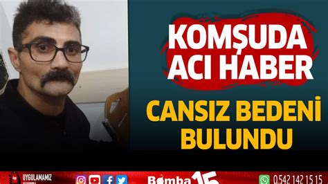 Komşuda Acı Haber Cansız Bedeni Bulundu Burdur Haber Burdur