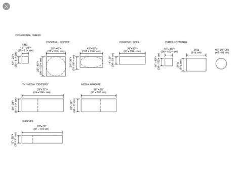 Standard Table Dimensions