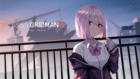 HD Wallpaper SSSS GRIDMAN Anime Girls Schoolgirl Shinjou Akane