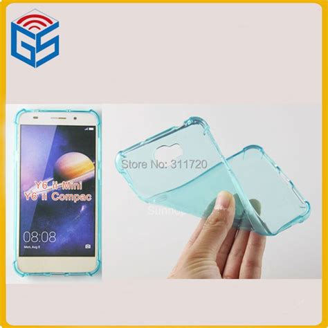 Free Ship Transparent Silicone Tpu Case For Huawei Y Ii Compact Y