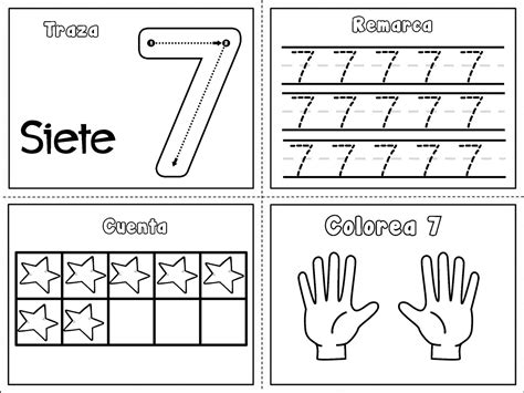 Grafomotricidad Números Del 1 Al 10 7 Imagenes Educativas