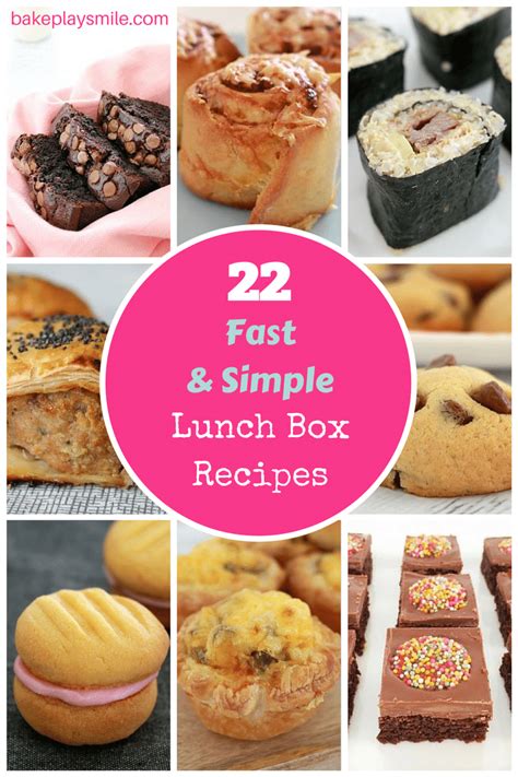 22 Fast & Simple Lunch Box Recipes (kid-approved!) - Bake Play Smile