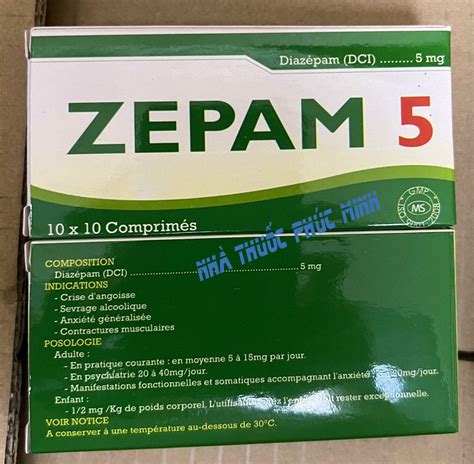 Thuốc Zepam 5 10mg Diazepam Trị Mất Ngủ Mua ở đâu Giá Bao Nhiêu